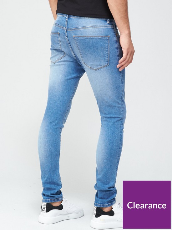 stillFront image of very-man-superskinny-jeansnbspwith-stretch-mid-wash