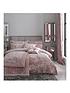  image of catherine-lansfield-crushed-velvet-bedspread-throw-pink