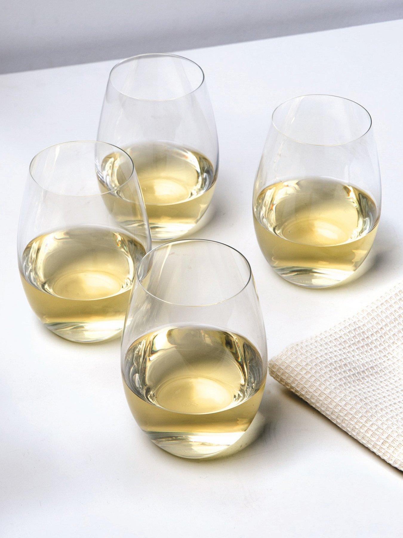 Image 1 of 6 of Mikasa Julie Stemless Wine Glasses &ndash; Set of 4