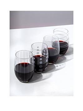 Very  Cheers Stemless Wine Glasses