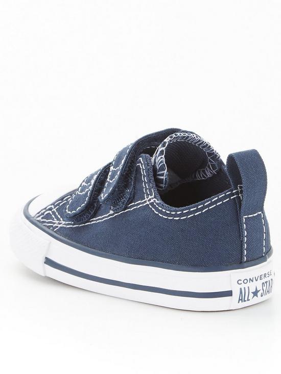 stillFront image of converse-chuck-taylor-all-star-ox-infant-boys-2v-canvas-trainers--navywhite