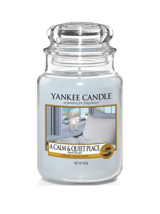 front image of yankee-candle-a-calm-amp-quiet-place-large-classic-jar-candle