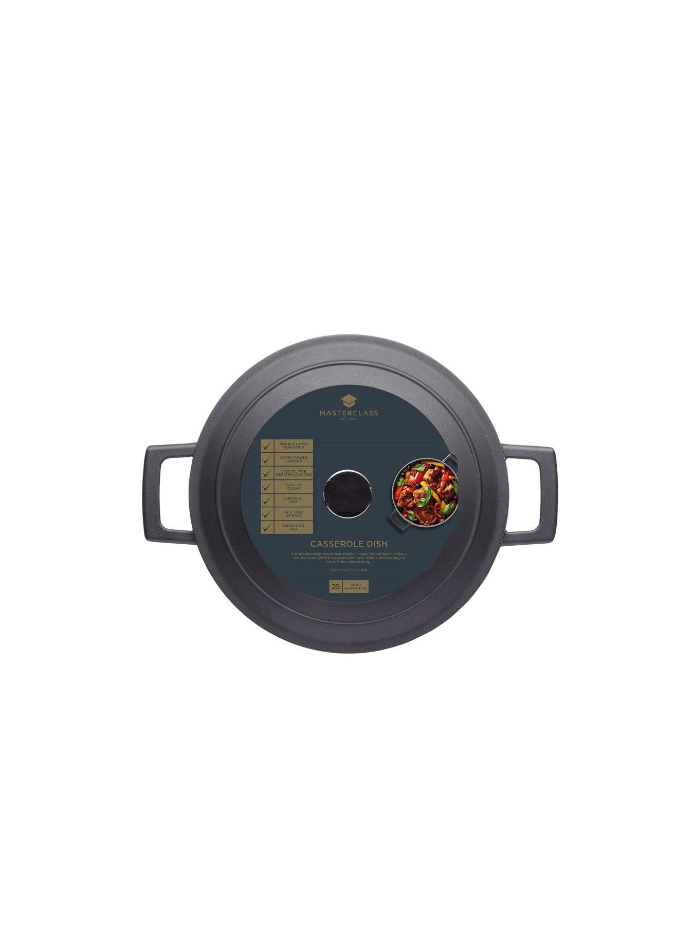 stillFront image of masterclass-lightweight-cast-aluminium-4-litre-casserole-dish-black