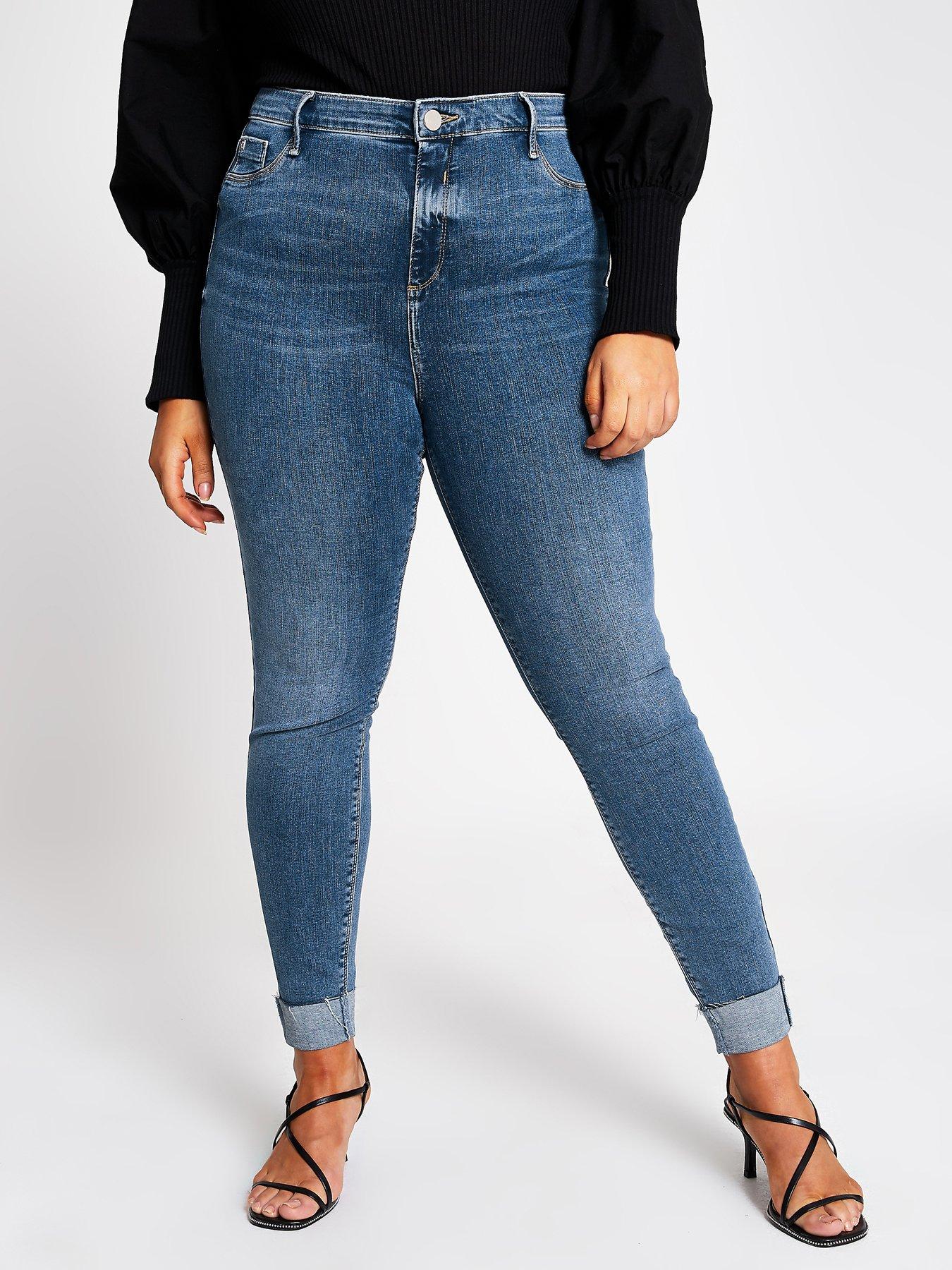 Ladies River Island Soft Jeggings Womens Stretch Pants Skinny Jeggings Jean