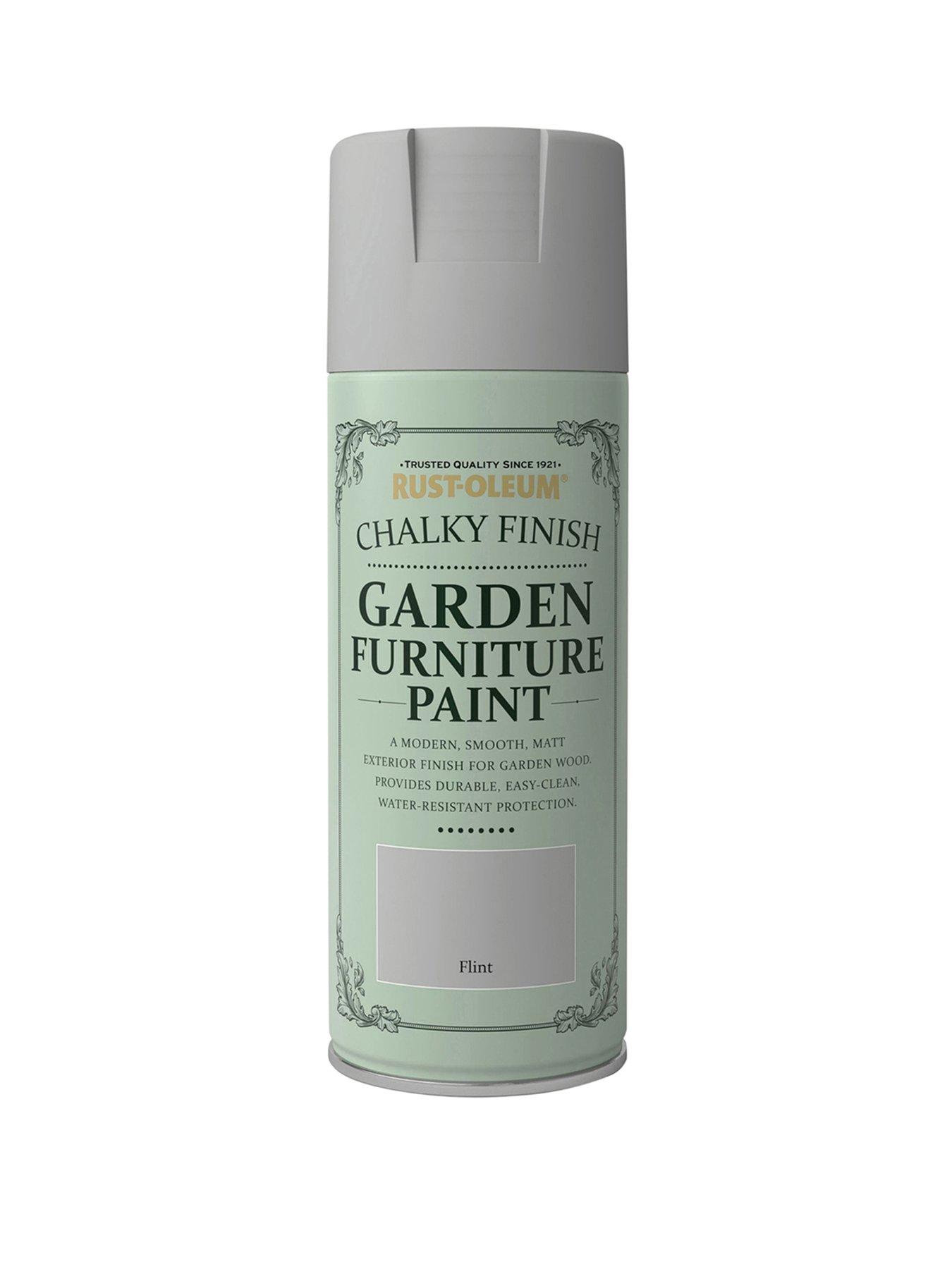 RustOleum Chalky Finish Garden Furniture Spray Paint Flint