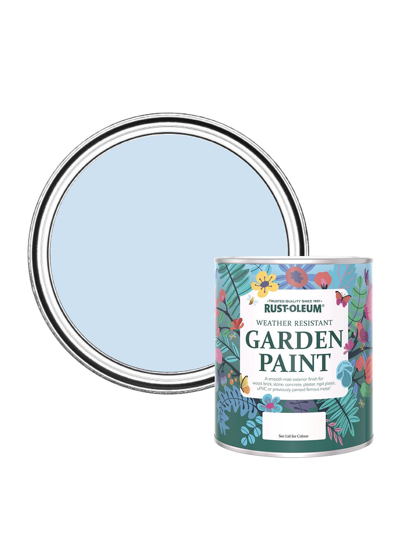 Rust-Oleum Powder Blue Garden Furniture Paint - 750ml