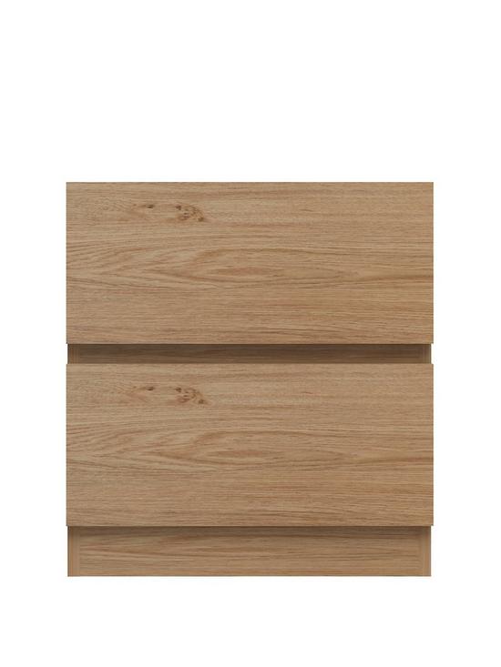 front image of machinto-2-drawer-bedside-table