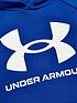  image of under-armour-childrens-rival-fleece-hoodie-blue