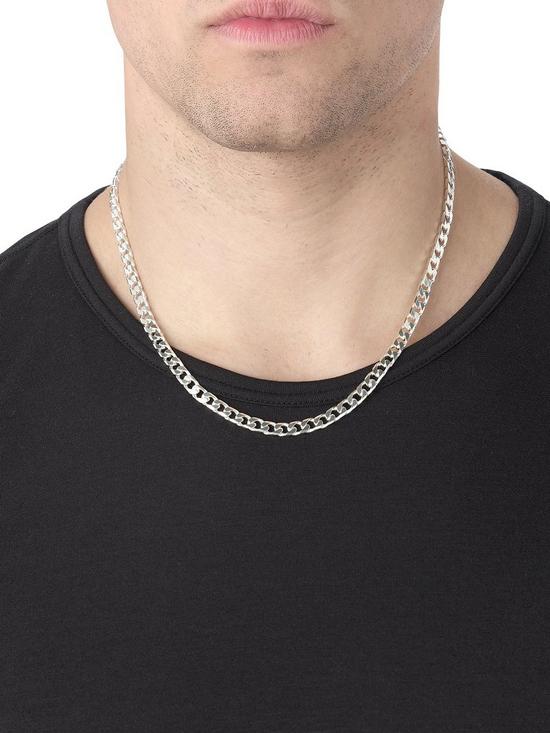 stillFront image of the-love-silver-collection-sterling-silver-12oz-solid-diamond-cut-curb-chain