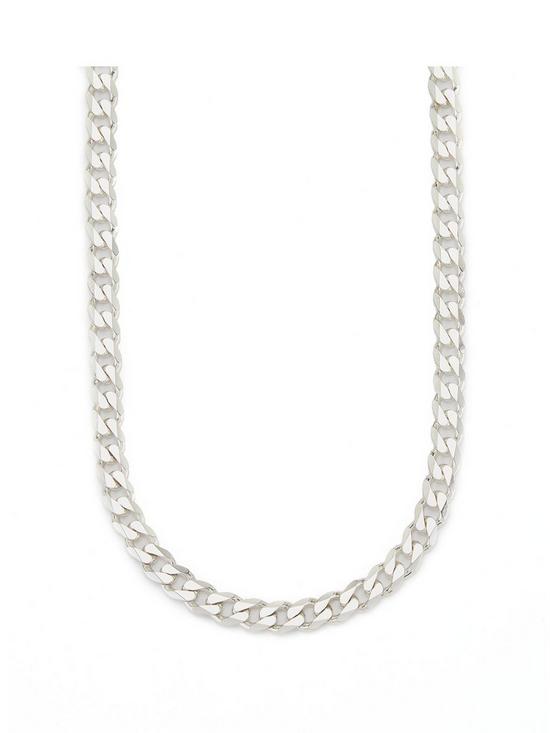 front image of the-love-silver-collection-mens-sterling-silver-20-inch-2-oz-curb-chain-necklace