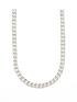  image of the-love-silver-collection-mens-sterling-silver-20-inch-2-oz-curb-chain-necklace
