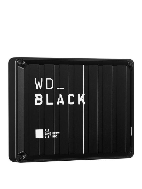 front image of western-digital-wd_black-p10-4tb-portable-game-drive