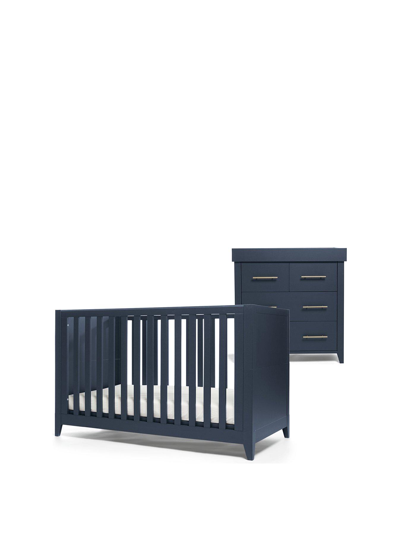 mamas and papas cot bed with changer