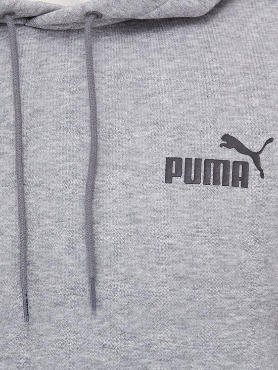 outfit image of puma-essential-hoodie-grey