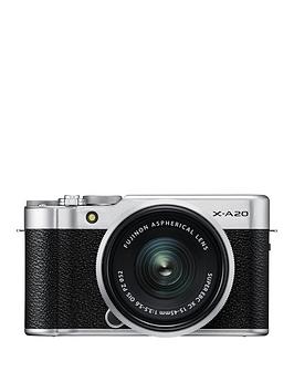 Fujifilm    X-A20 Silver Camera Xc 15-45Mm Silver Lens Kit