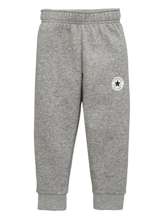 front image of converse-pfleece-chuck-taylor-patchnbspjoggers-greyp