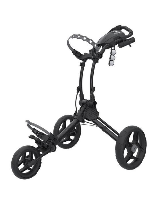 front image of rovic-rv1c-golf-trolley-2019-charcoal