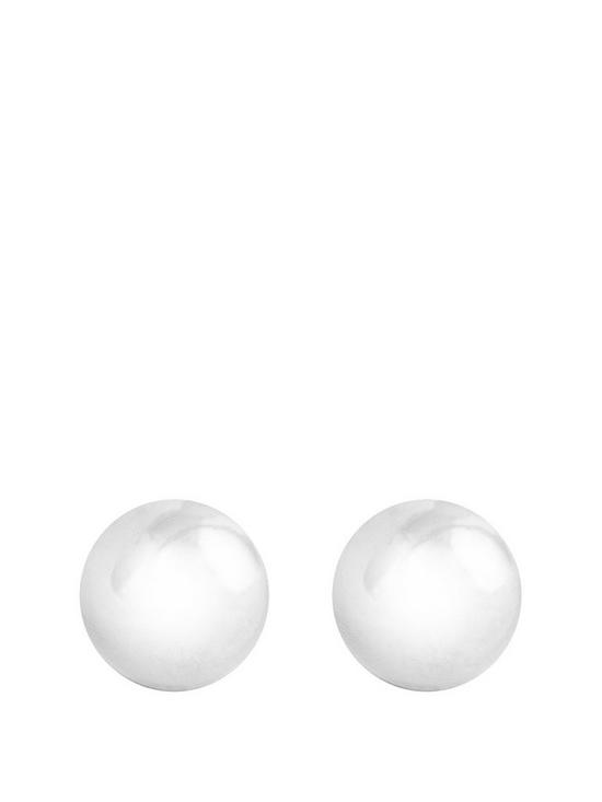 front image of the-love-silver-collection-sterling-silver-5mm-ball-stud-earrings