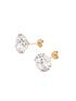  image of love-gold-9ct-gold-10mm-cubic-zirconia-stud-earrings