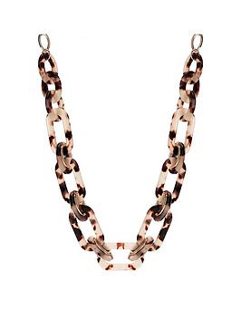 Mood Mood Gold Plated Tortoiseshell Link Necklace Picture