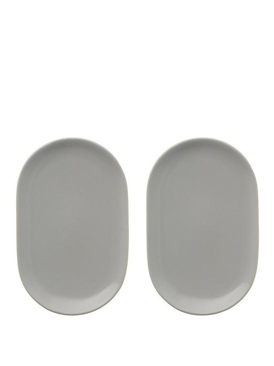 front image of typhoon-cafeacute-concept-set-of-2-grey-snack-saucers