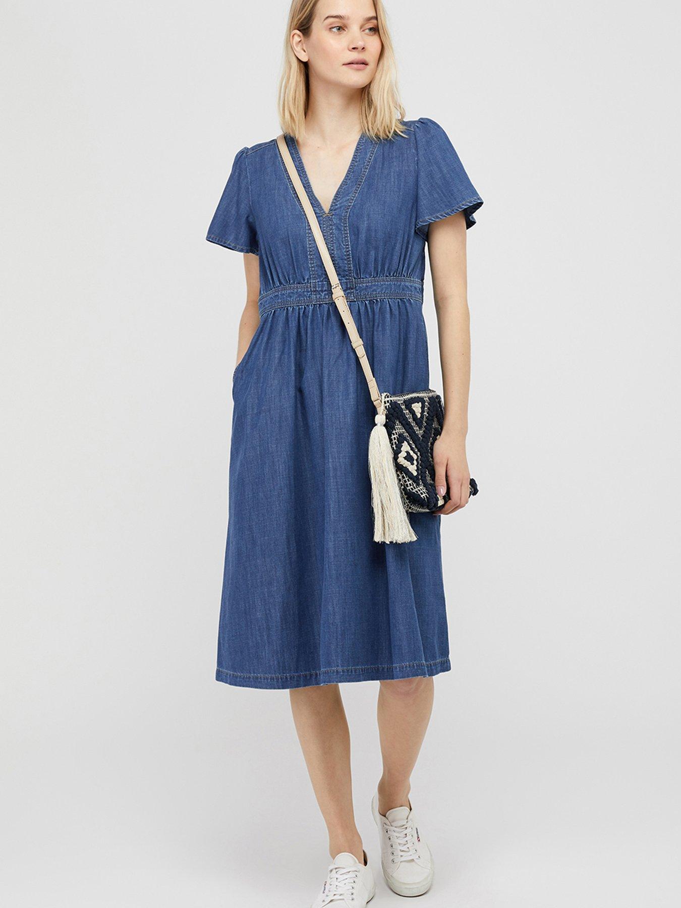 monsoon denim dress