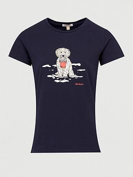 Barbour    Jersey Dog Print T-Shirt