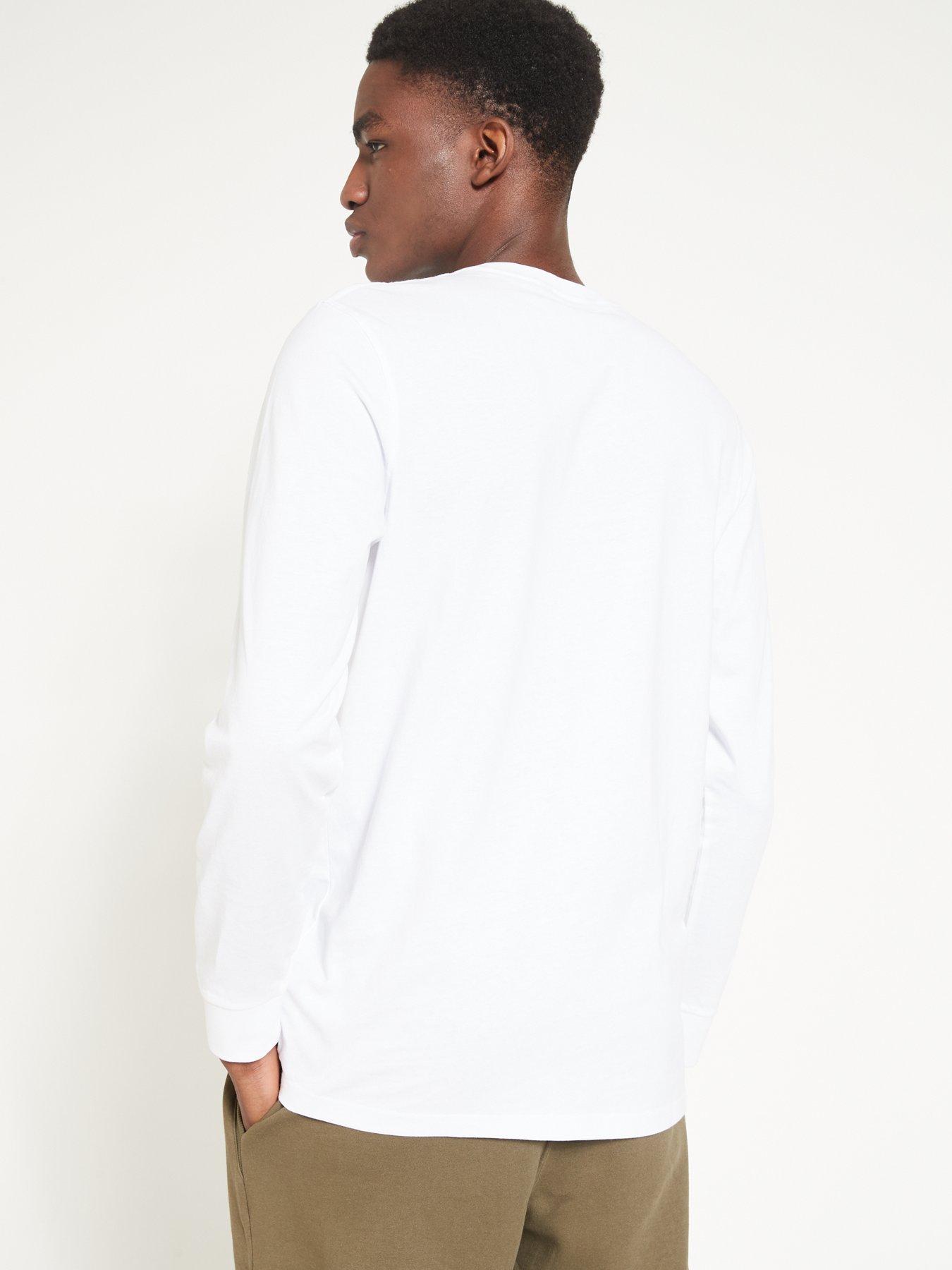  image of everyday-essentials-long-sleeve-t-shirt-white
