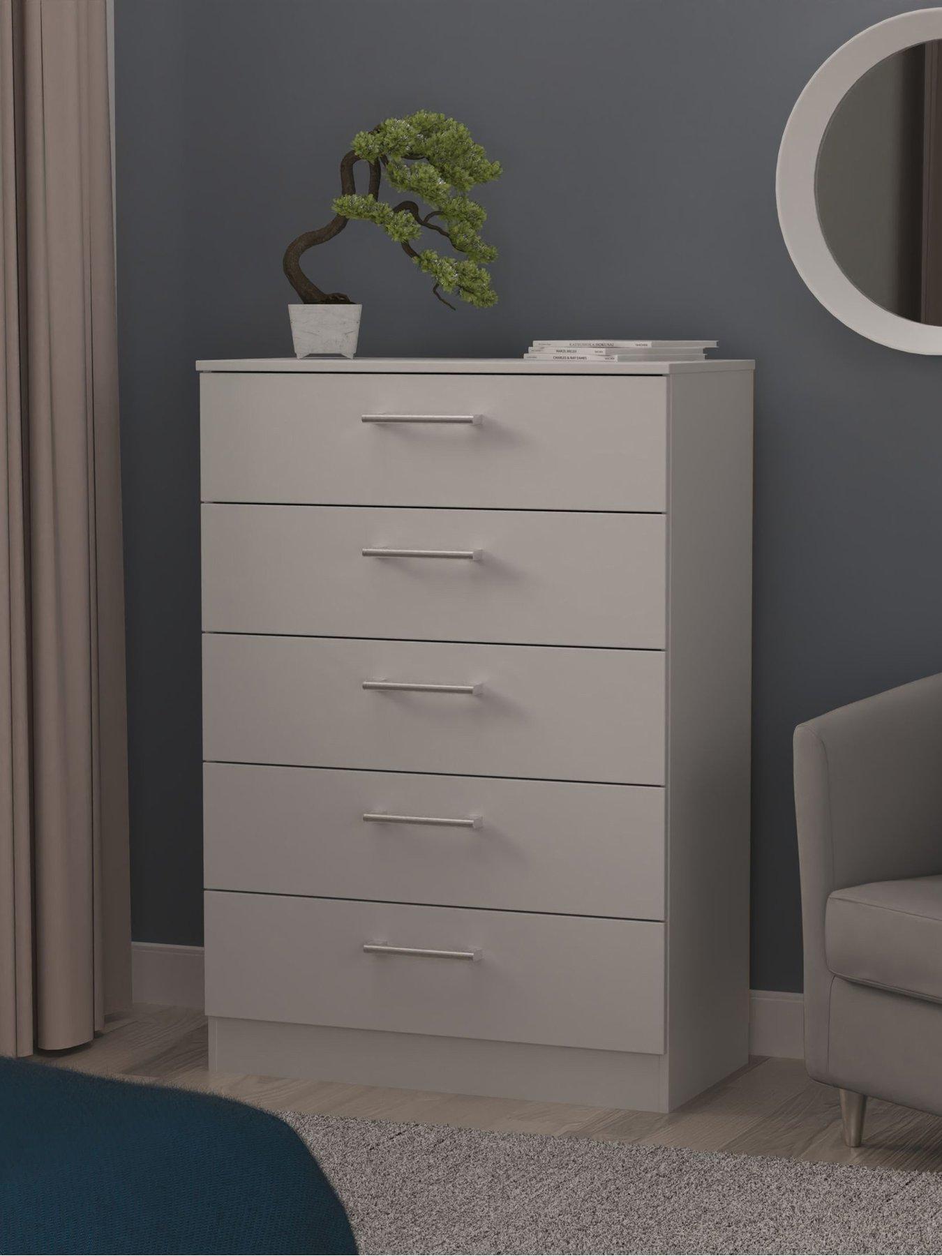 SWIFT Halton Ready Assembled 5 Drawer Chest - FSC® Certified