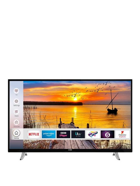 front image of luxor-50-inch-4k-uhd-freeview-play-smart-tv-black