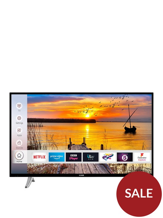front image of luxor-lux0143008-43-inch-freeview-play-4k-ultra-hd-smart-tv