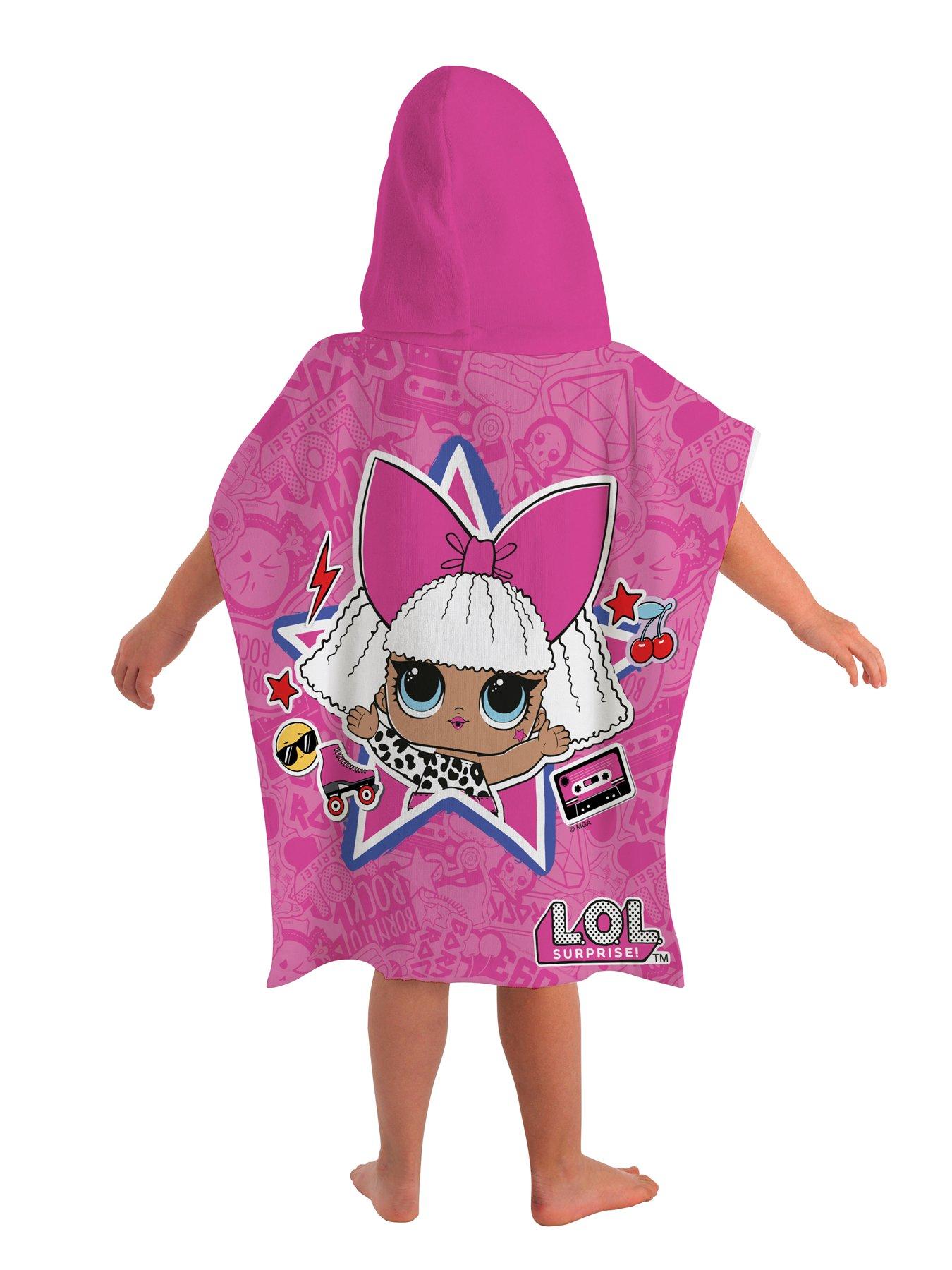 lol surprise hooded towel