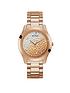  image of guess-crush-rose-gold-bracelet-watch