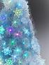  image of festive-5ft-white-fibre-optic-christmas-tree-with-star-topper