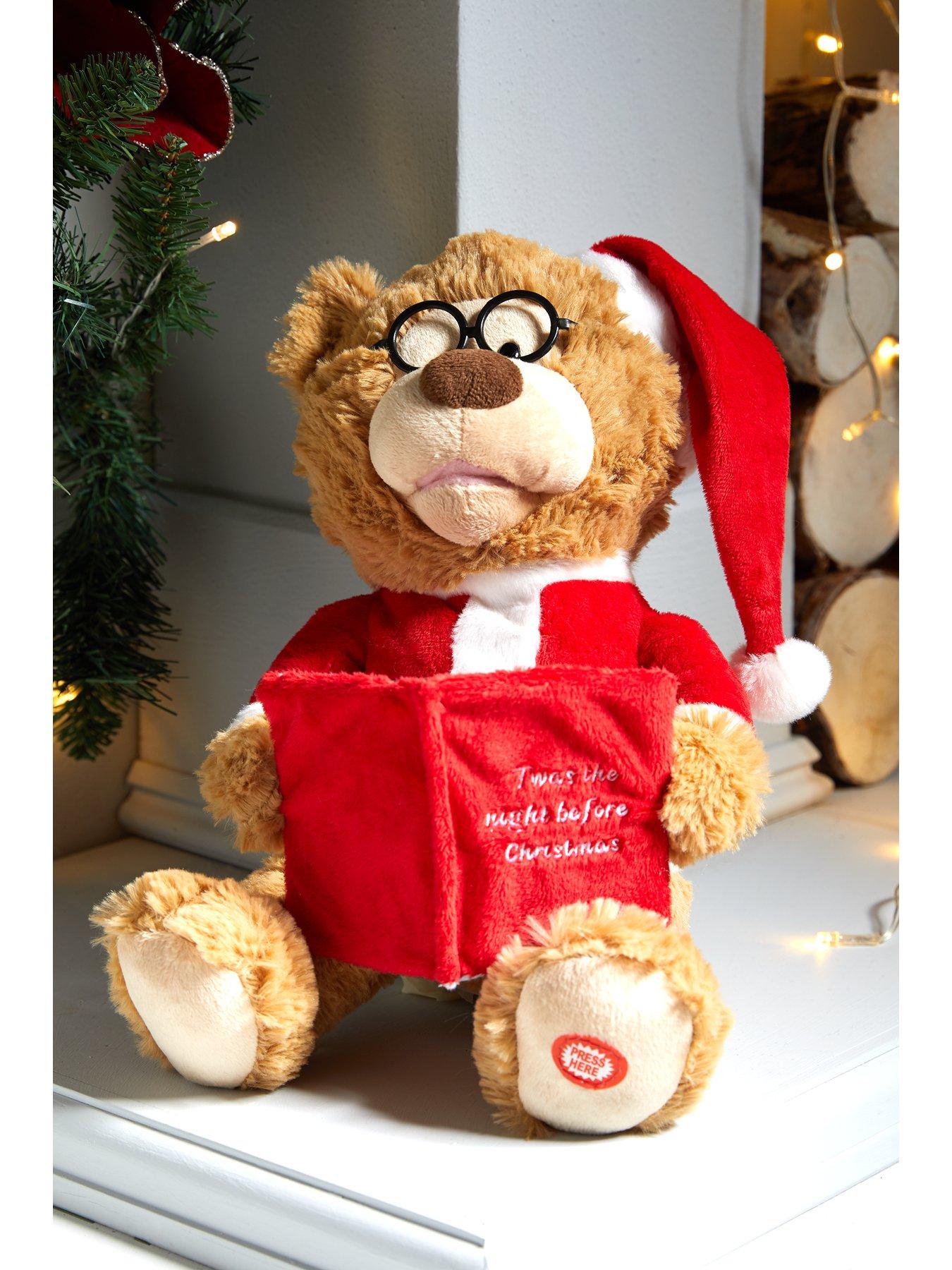 Talking hot sale christmas bear