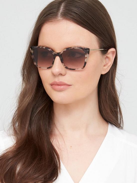 front image of prada-square-sunglasses