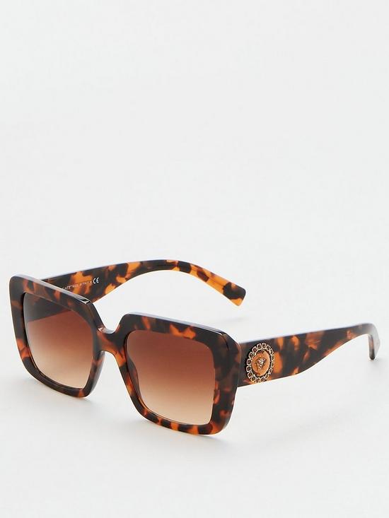 stillFront image of versace-square-sunglasses-havana