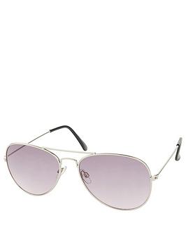 Accessorize   Chantal Aviator Sunglasses - Silver