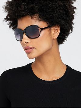 Accessorize Accessorize Rochelle Oval Sunglasses - Black Picture