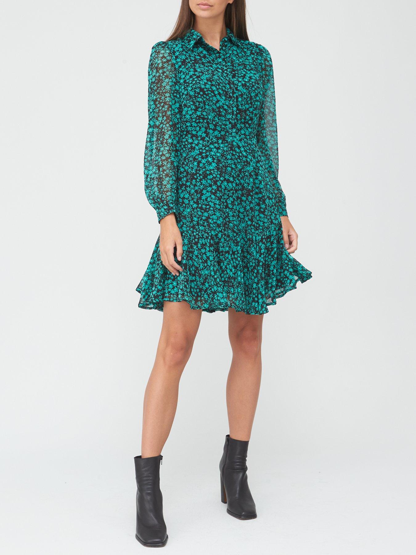 littlewoods green dress