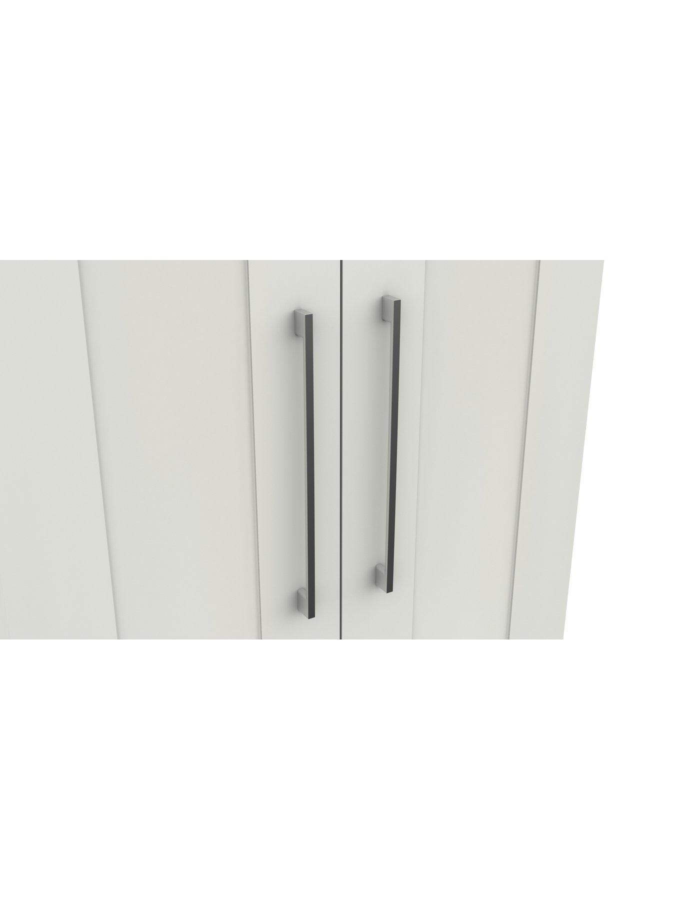  image of one-call-regal-part-assembled-3-doornbspmirrored-wardrobe