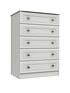  image of harrisnbsp3-piece-ready-assembled-package--nbsp5-drawer-chest-and-2-bedside-chests