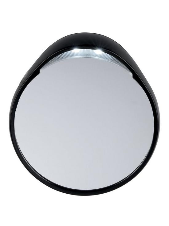 front image of tweezerman-tweezermate-10x-lighted-mirror