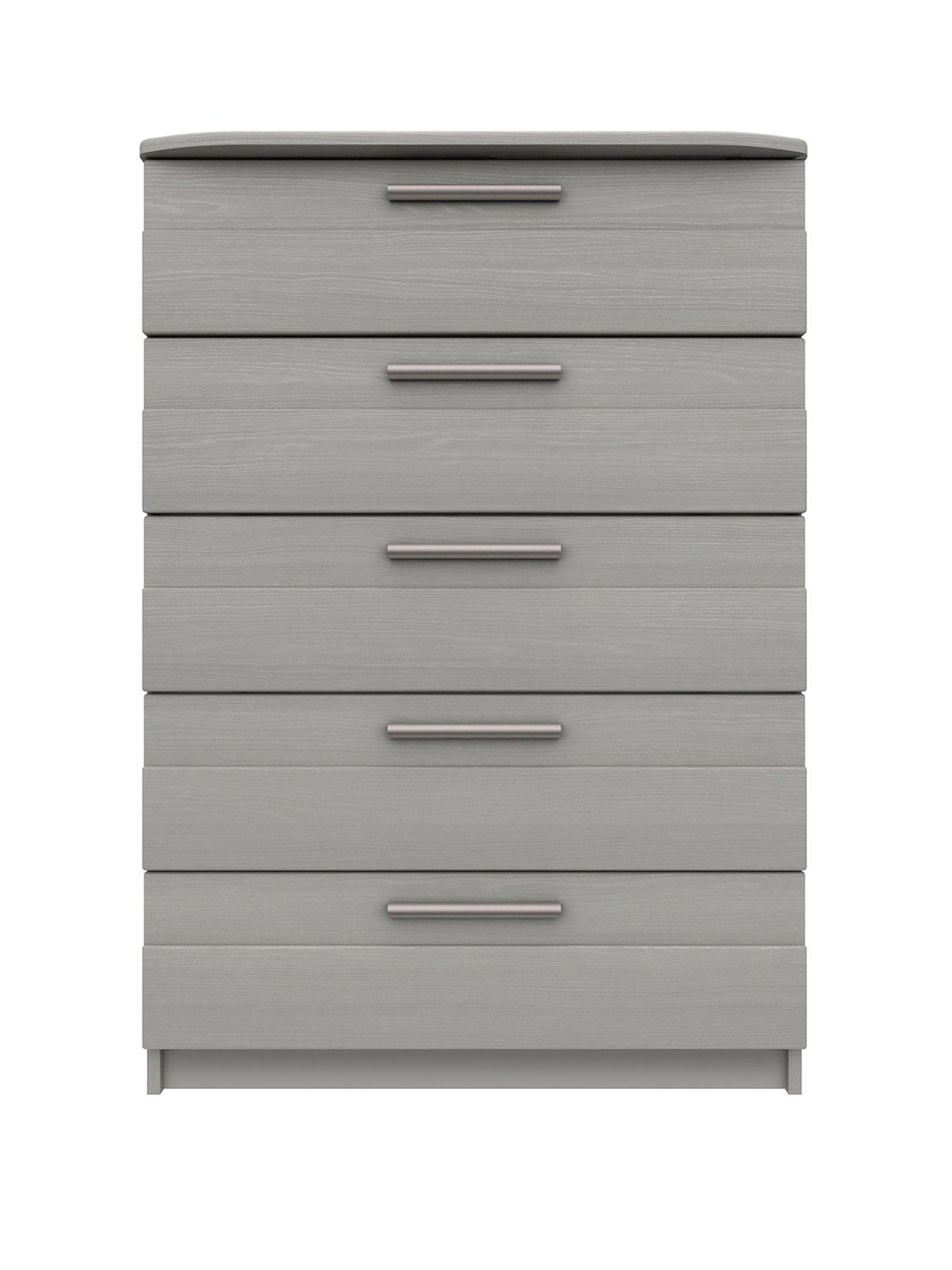 One Call Taylor Ready Assembled 5 Drawer Chest