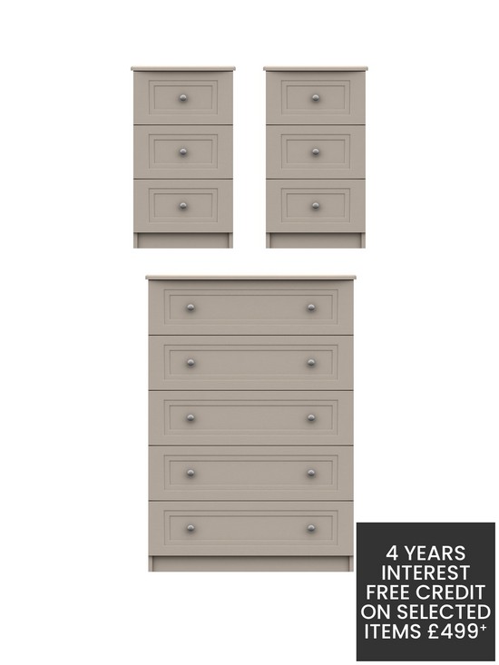 front image of reid-3-piece-ready-assemblednbsppackage--nbsp5-drawer-chest-and-2-bedside-cabinets