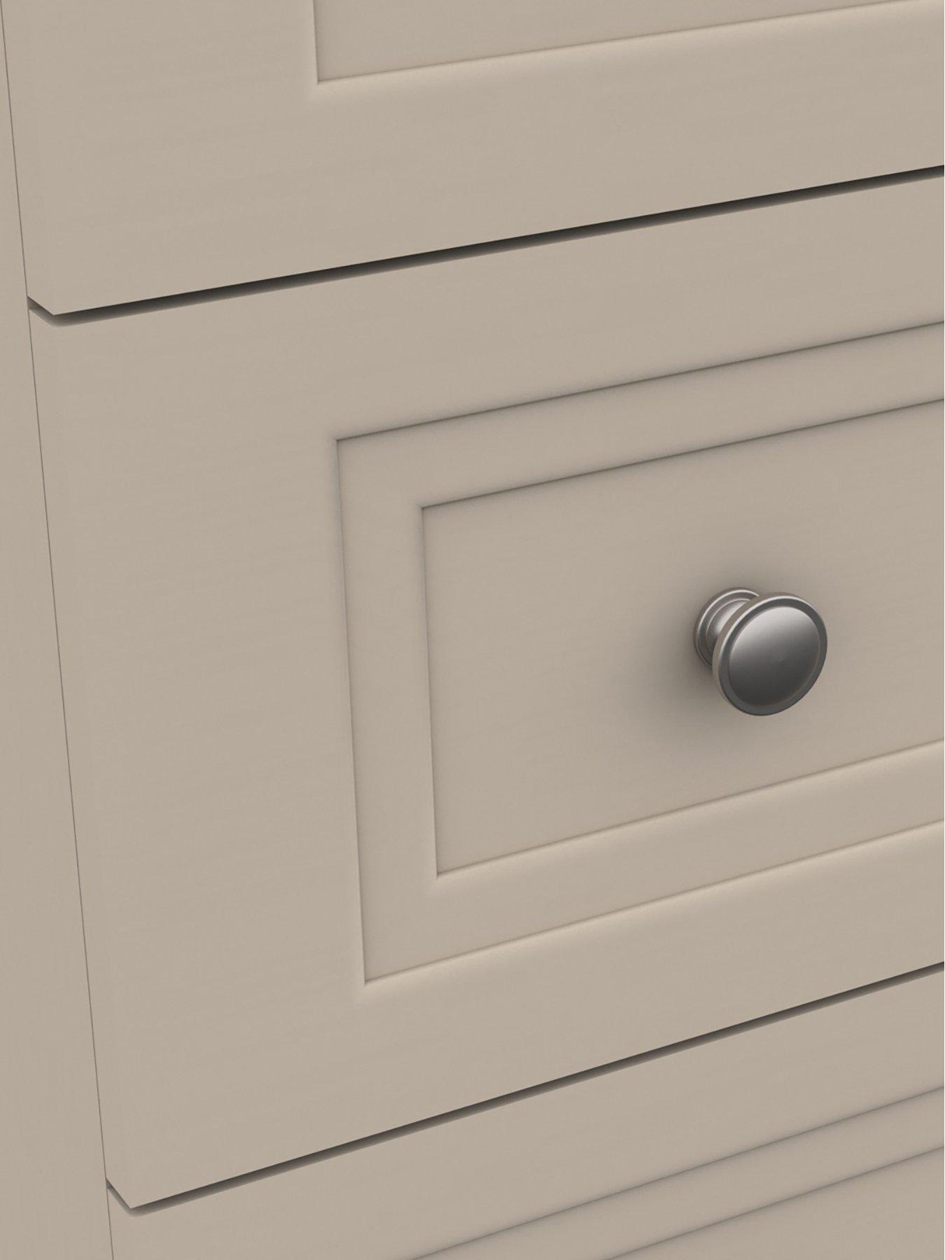  image of reid-3-piece-ready-assemblednbsppackage--nbsp5-drawer-chest-and-2-bedside-cabinets