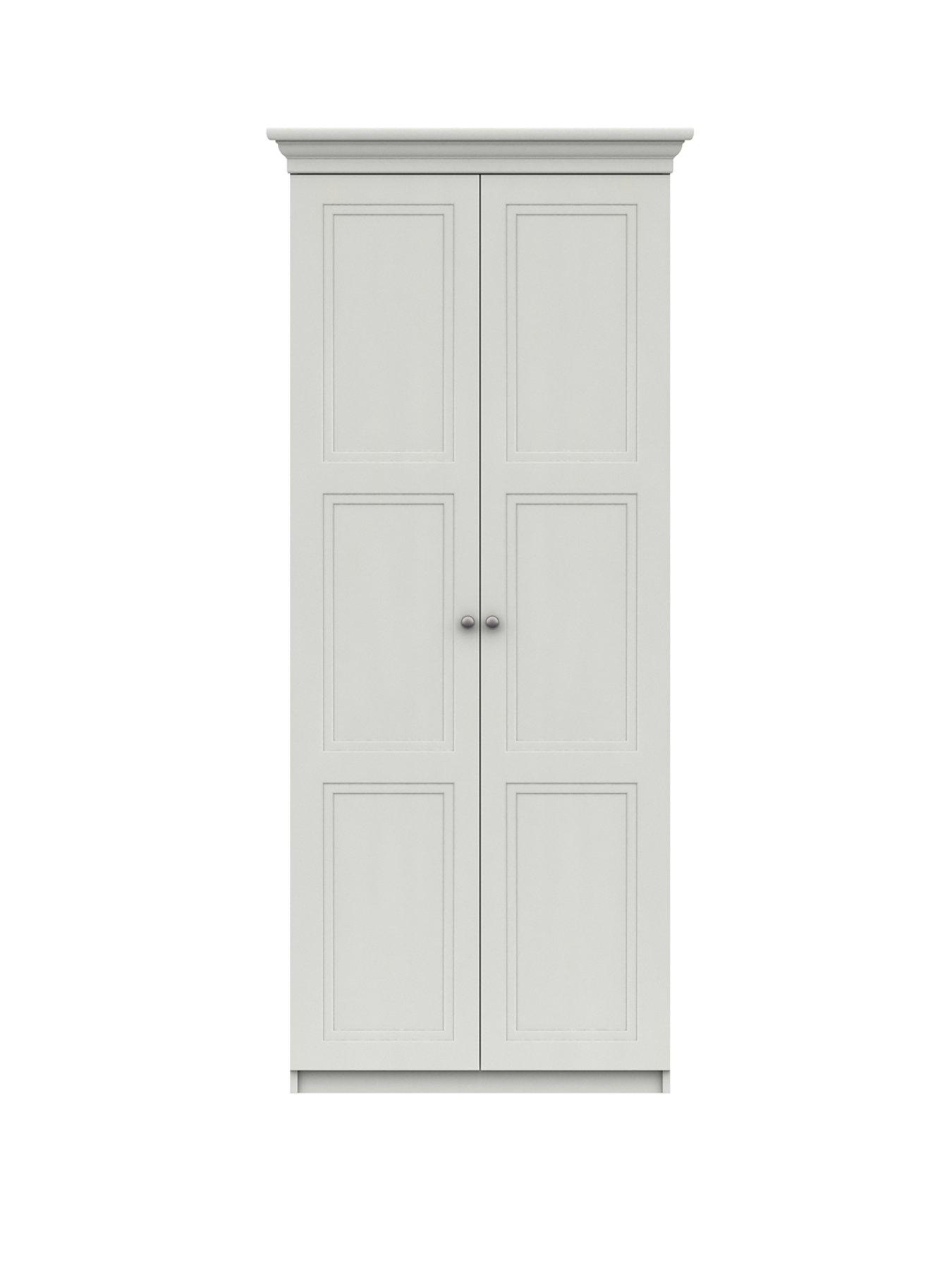 One Call Reid Ready Assembled 2 Door Wardrobe
