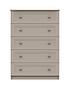  image of reid-ready-assembled-5-drawer-chest