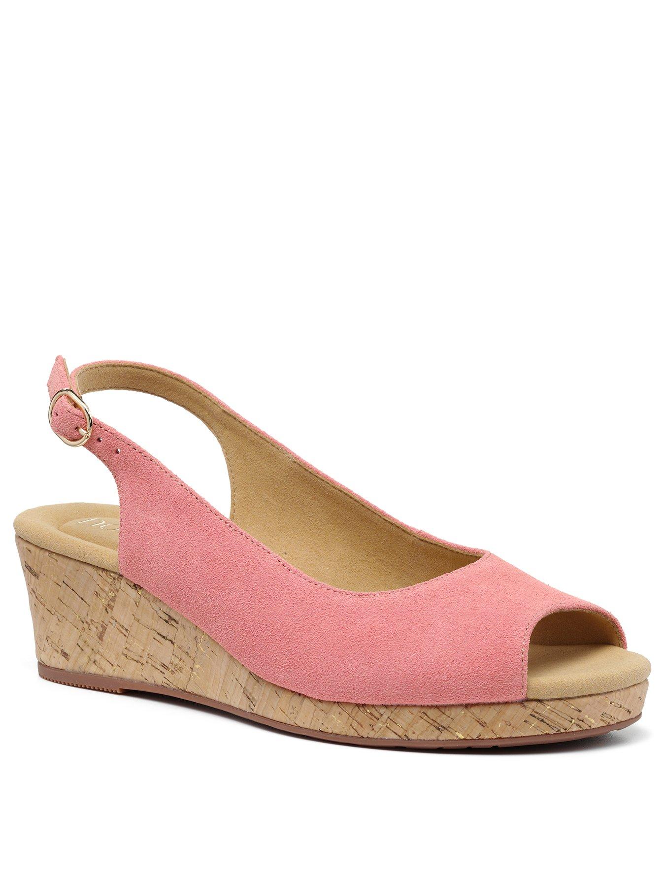 hotter coral sandals
