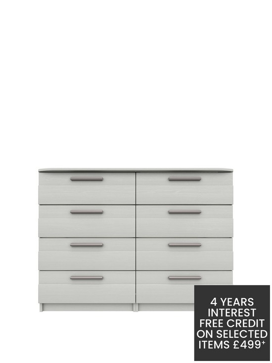 front image of taylor-ready-assembled-4-4-drawer-chest